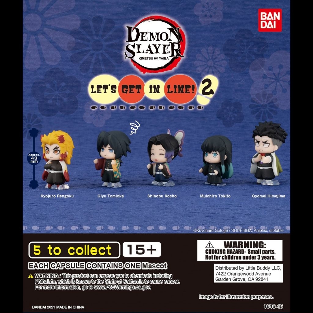 Narabundesu Vol 2 Gachapon Official Merchandise Kimetsu No Yaiba Merch KNY Gacha Demon Slayer Action