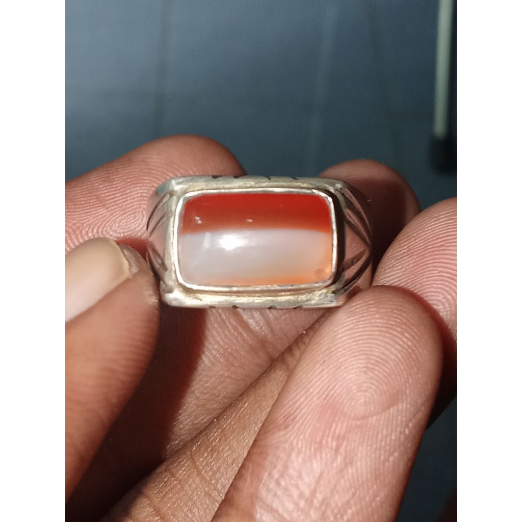 Akik Merah Putih asli