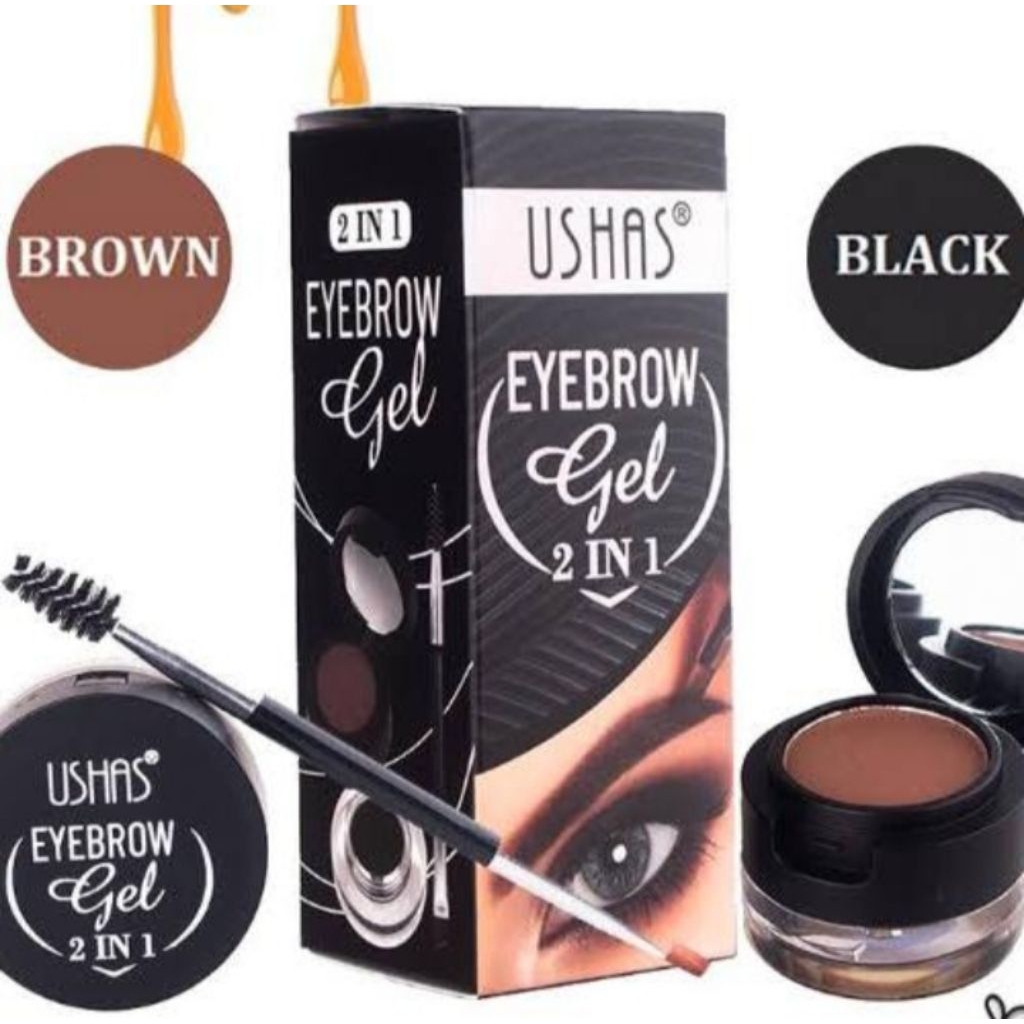 Ushas Eyebrow Gel 2in1