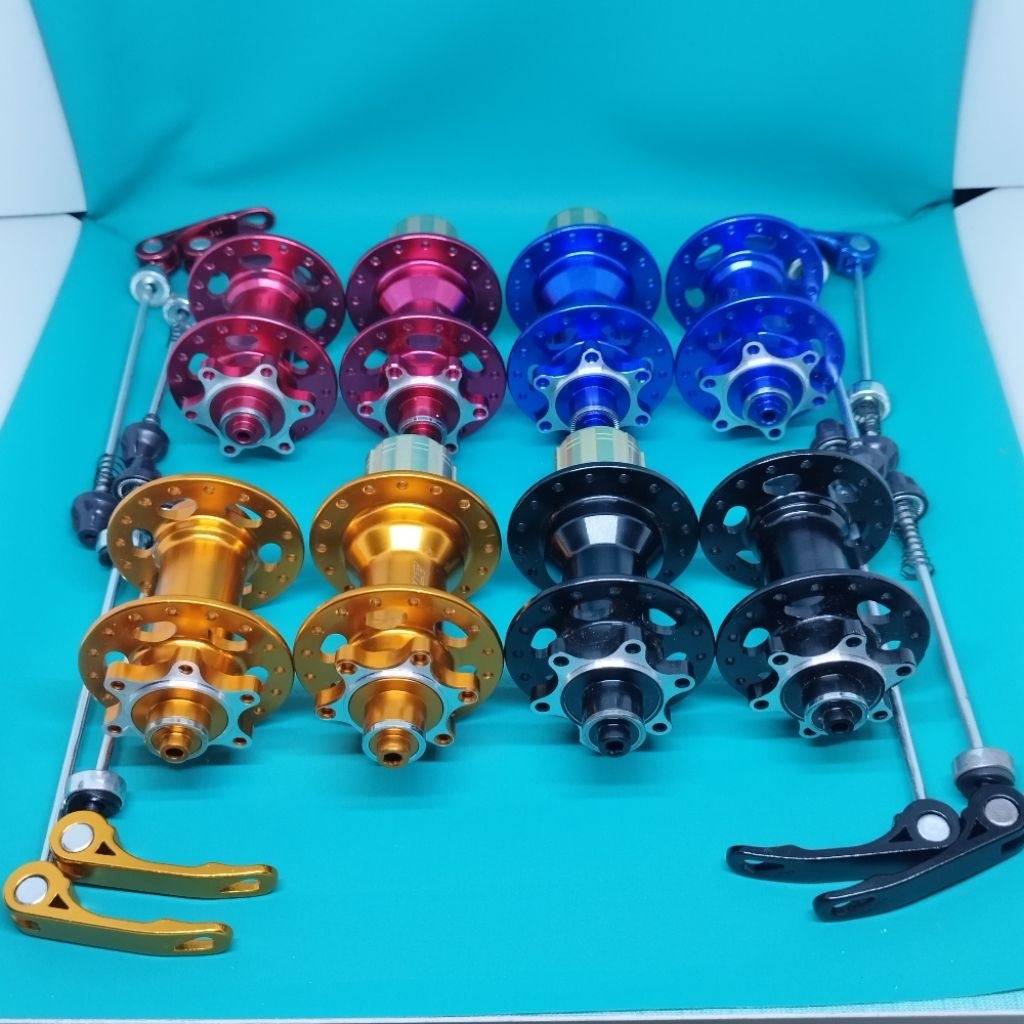 Hub Freehub Raze Hubset sepeda 32 hole 6 Bolt jangkrik