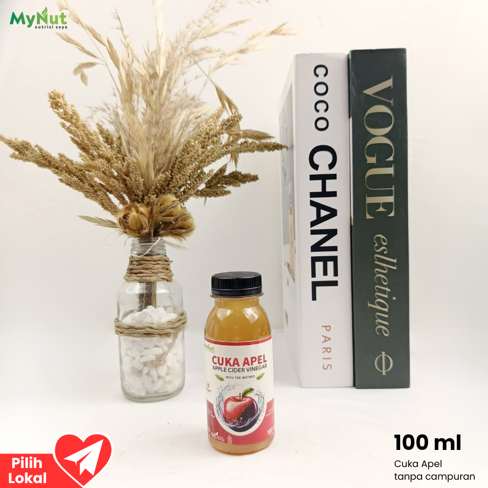 

MYNUT CUKA APEL 100 ML APPLE CIDER VINEGAR NUTRISI SAYA 100% ORIGINAL HERBAL