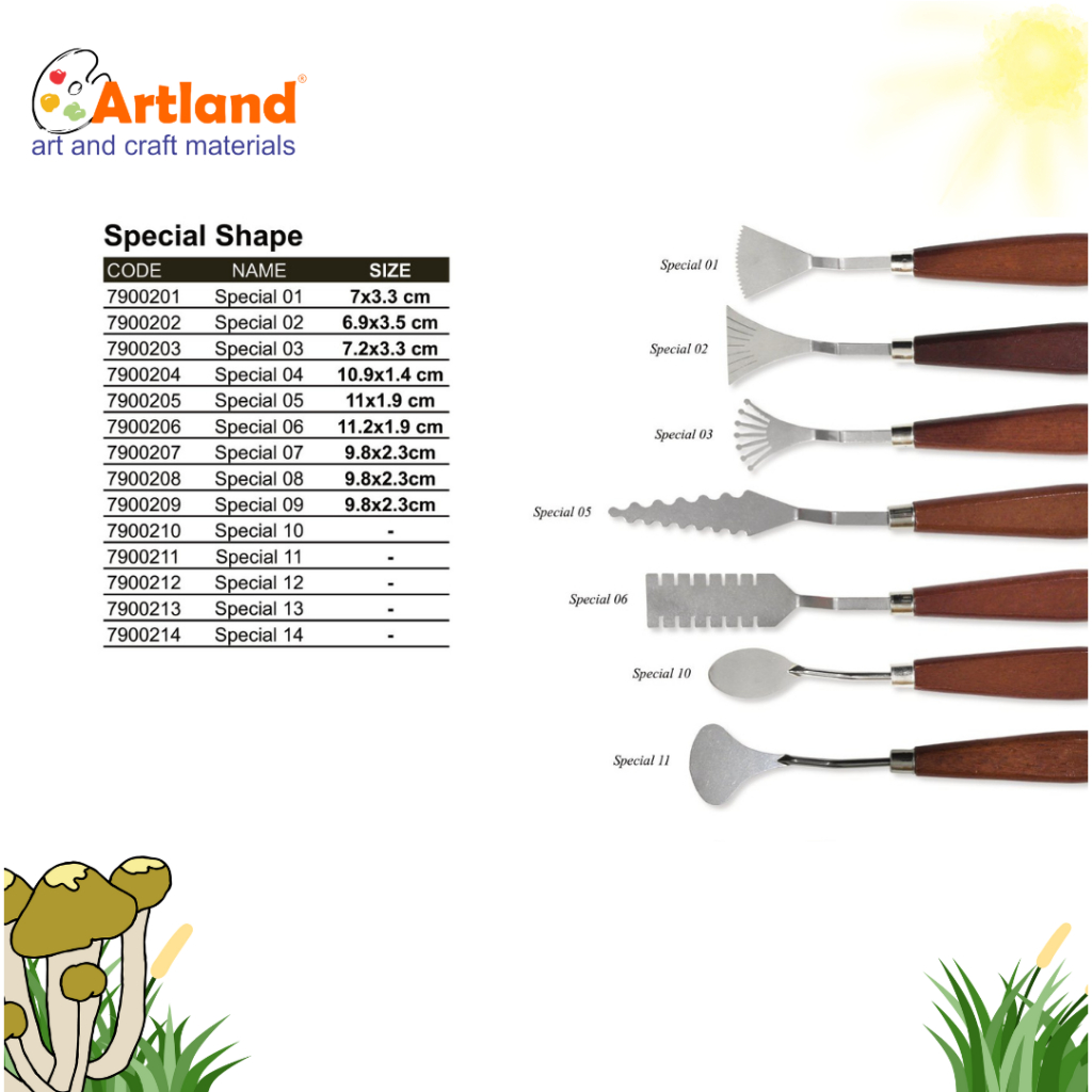 

Pisau Lukis Khusus De Goya – Special Shape untuk Tekstur & Efek Unik