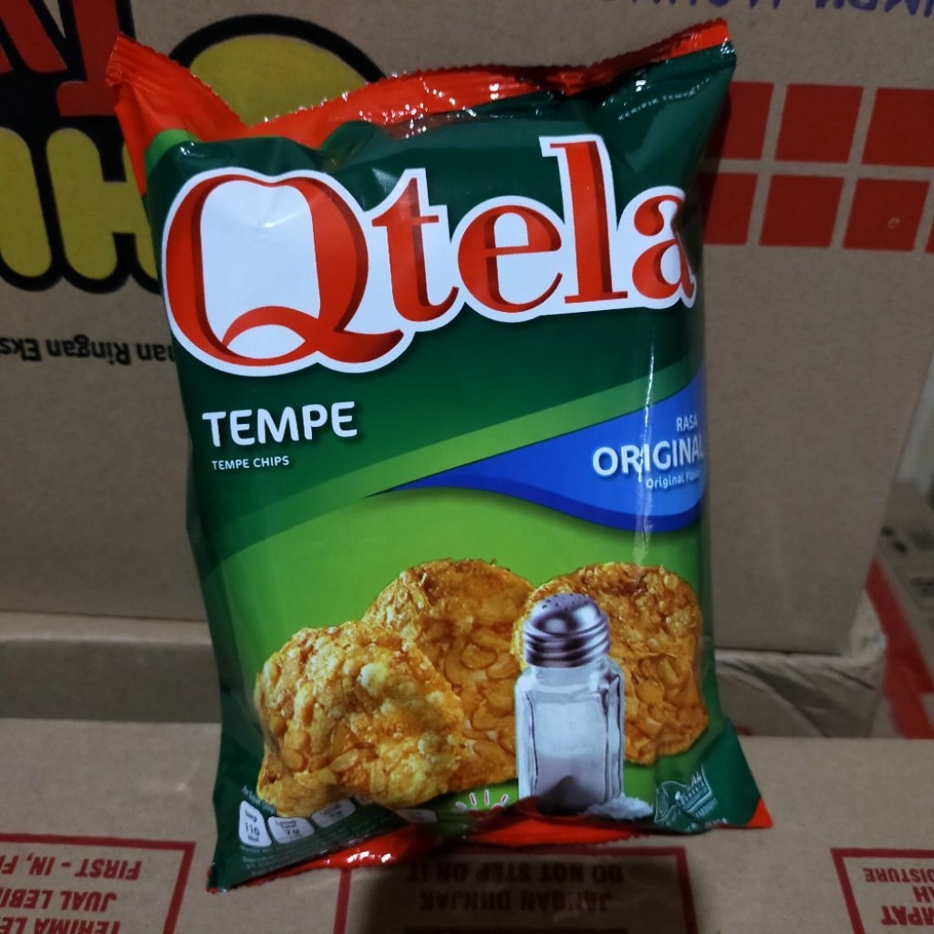 

Qtela tempe 55gr isi 30 pcs