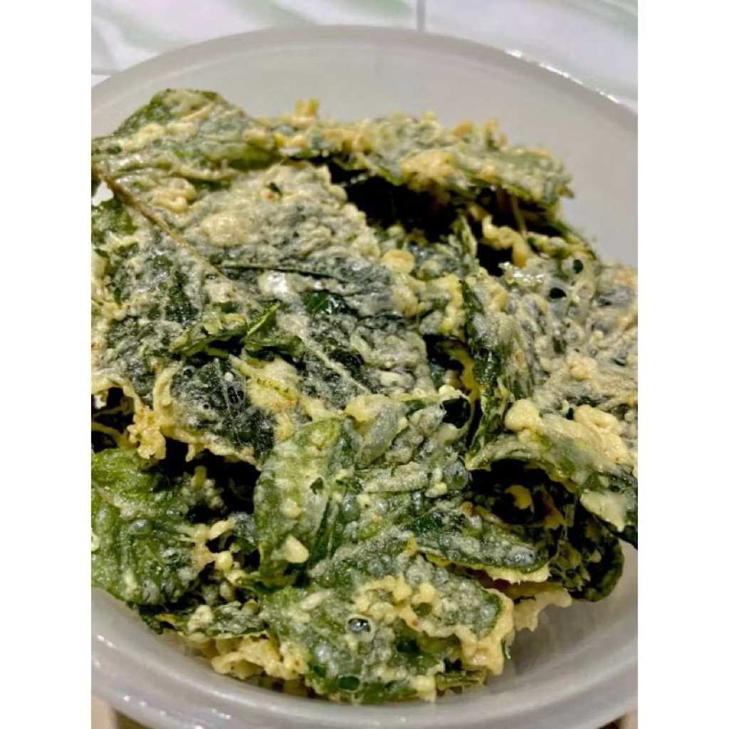 

KRIPIK BAYAM/ PEYEK BAYAM RENYAH DAN ENAK