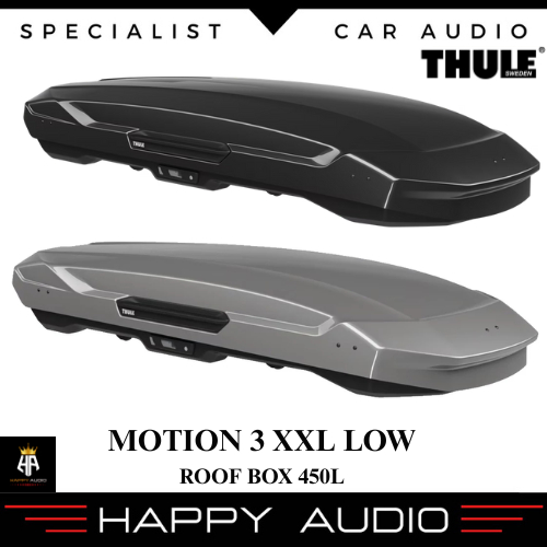 Roof Box Mobil Thule Motion 3 XXL Low Kapasitas 450 Liter Original Sweden