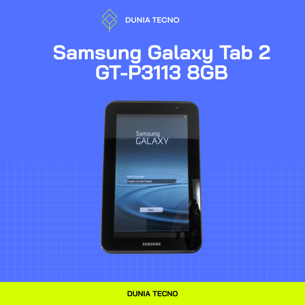 Samsung Galaxy Tab 2 GT-P3113 8GB - SECOND ORIGINAL |DUNIA TEKNO