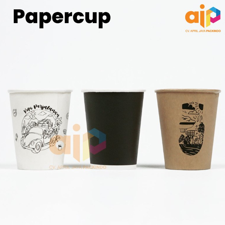 SABLON PAPER CUP 8 OZ MERK WMP (STARINDO) KUALITAS TEBAL 6.7 GRAM BERKUALITAS TERMURAH TAHAN PANAS |