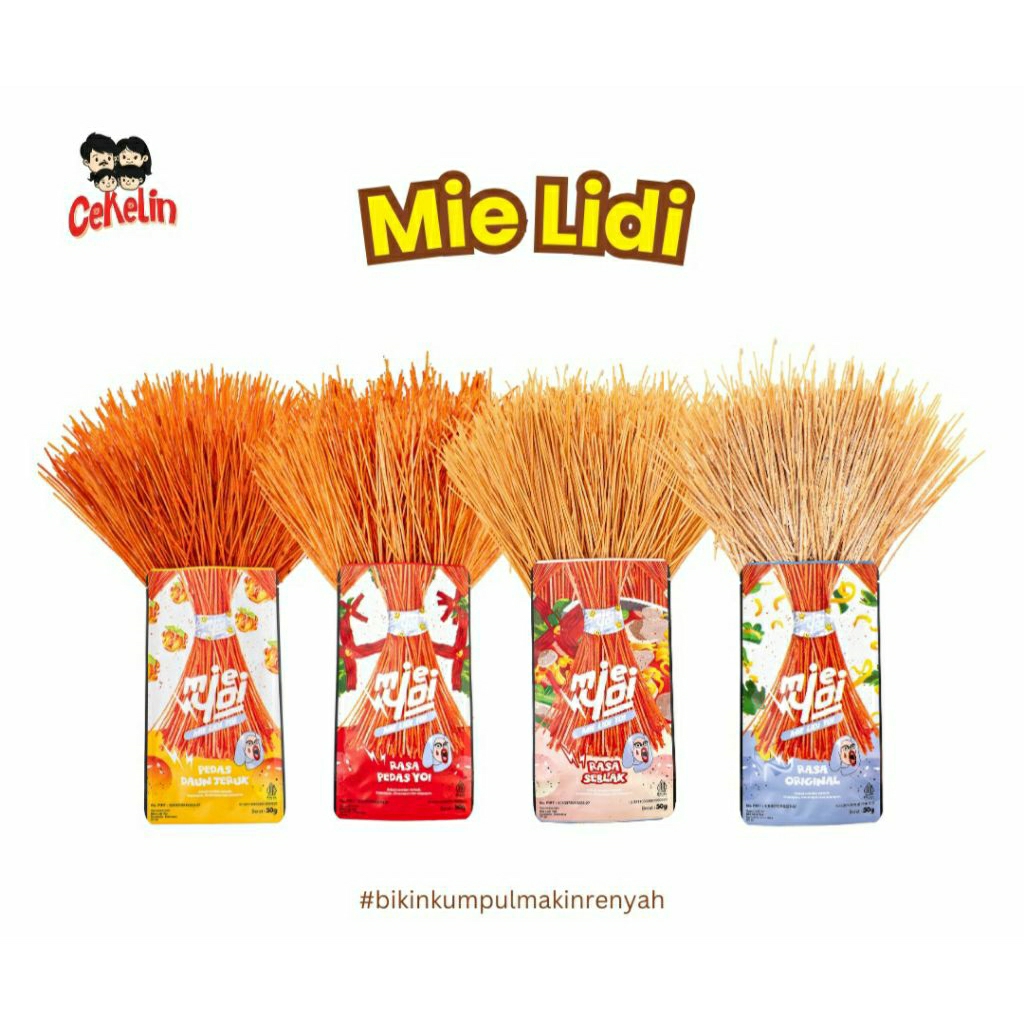 

CEKELIN Cemilan Mie Lidi Yoi - Isi 50gr