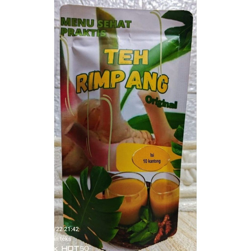 

Teh Rimpang Asli - TEHRA- isi 8 kantong - jamu trad isional / teh asli / teh rempah