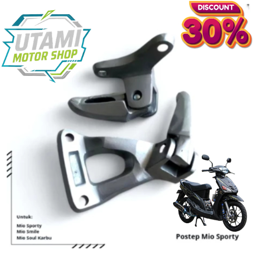Footstep step belakang mio sporty/smile power step dudukan step mio