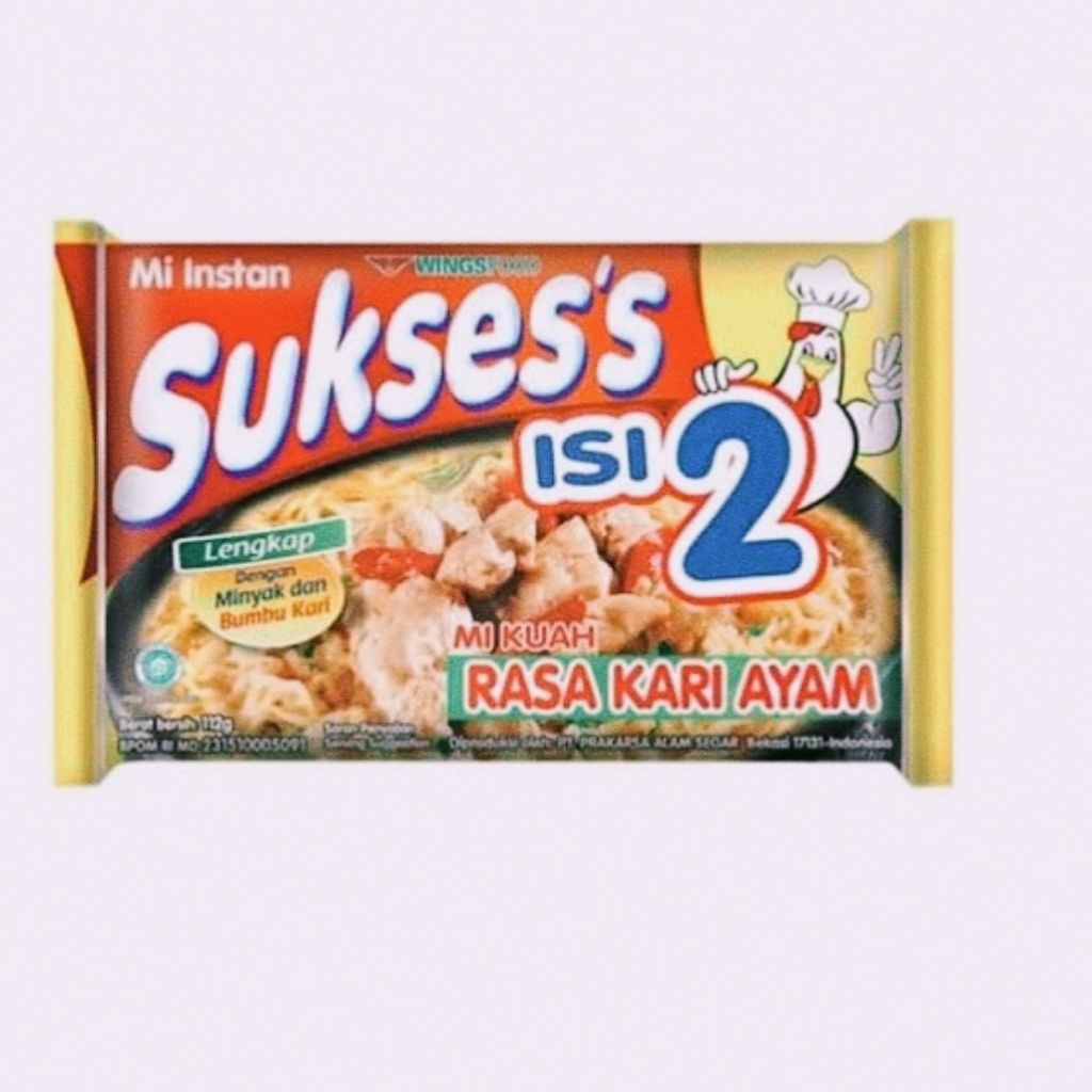 

Mie suksess instant rasa kari ayam