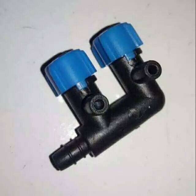 GROSIR - KRAN AERATOR 2 LUBANG 1 PAK ISI +- 100 PCS / KRAN AERATOR AQUARIUM