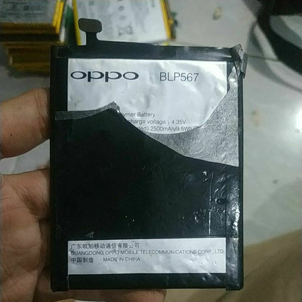 BATERAI BEKAS OPPO R15 BLP567
