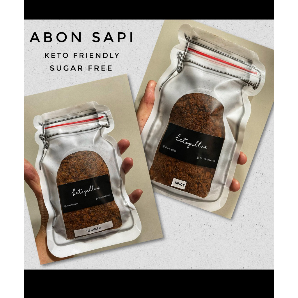 

Keto Abon Sapi Sugar Free GF