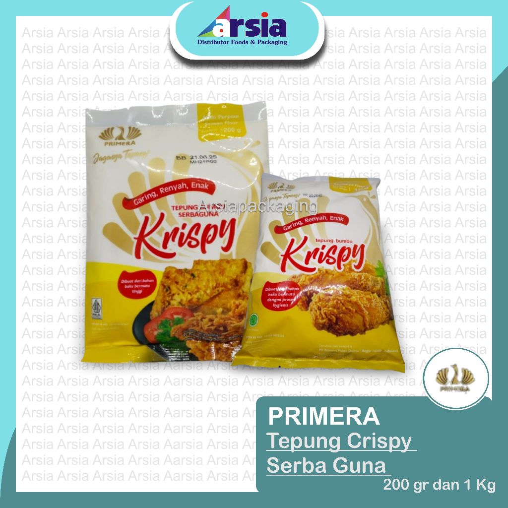 

Tepung Crispy Bumbu SERBAGUNA-PRIMERA 200 gr/1 Kg Diskon up to 50%