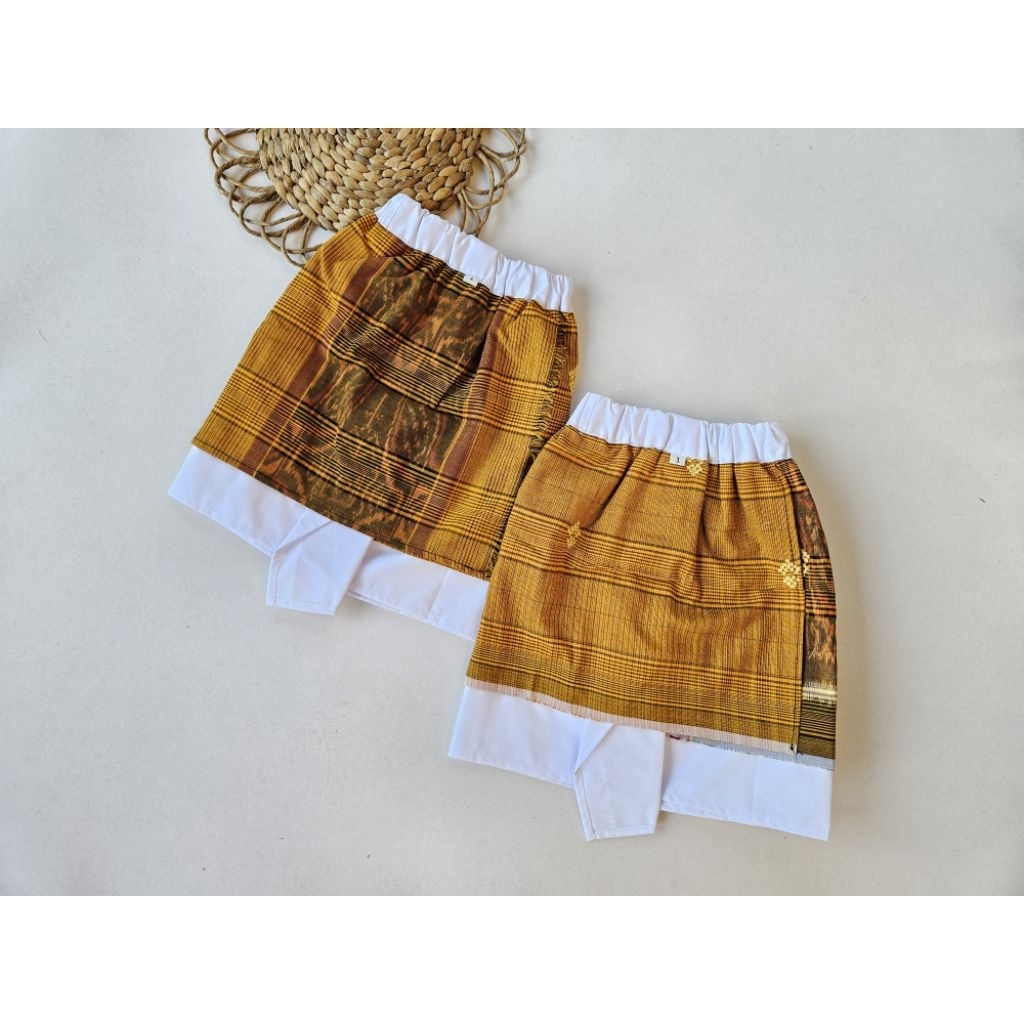 Kamen Jadi Anak Endek Tretes Warna Tangi Pakaian Adat Bali