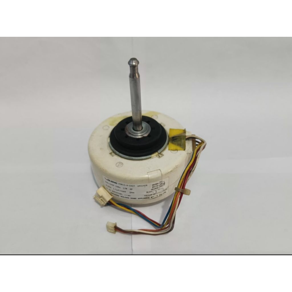 Dinamo Motor Fan Indoor AC Panasonic 1/2 PK Wolong YY W15-4-2427 A921458 15W Rotasi CCW Cabutan Beka