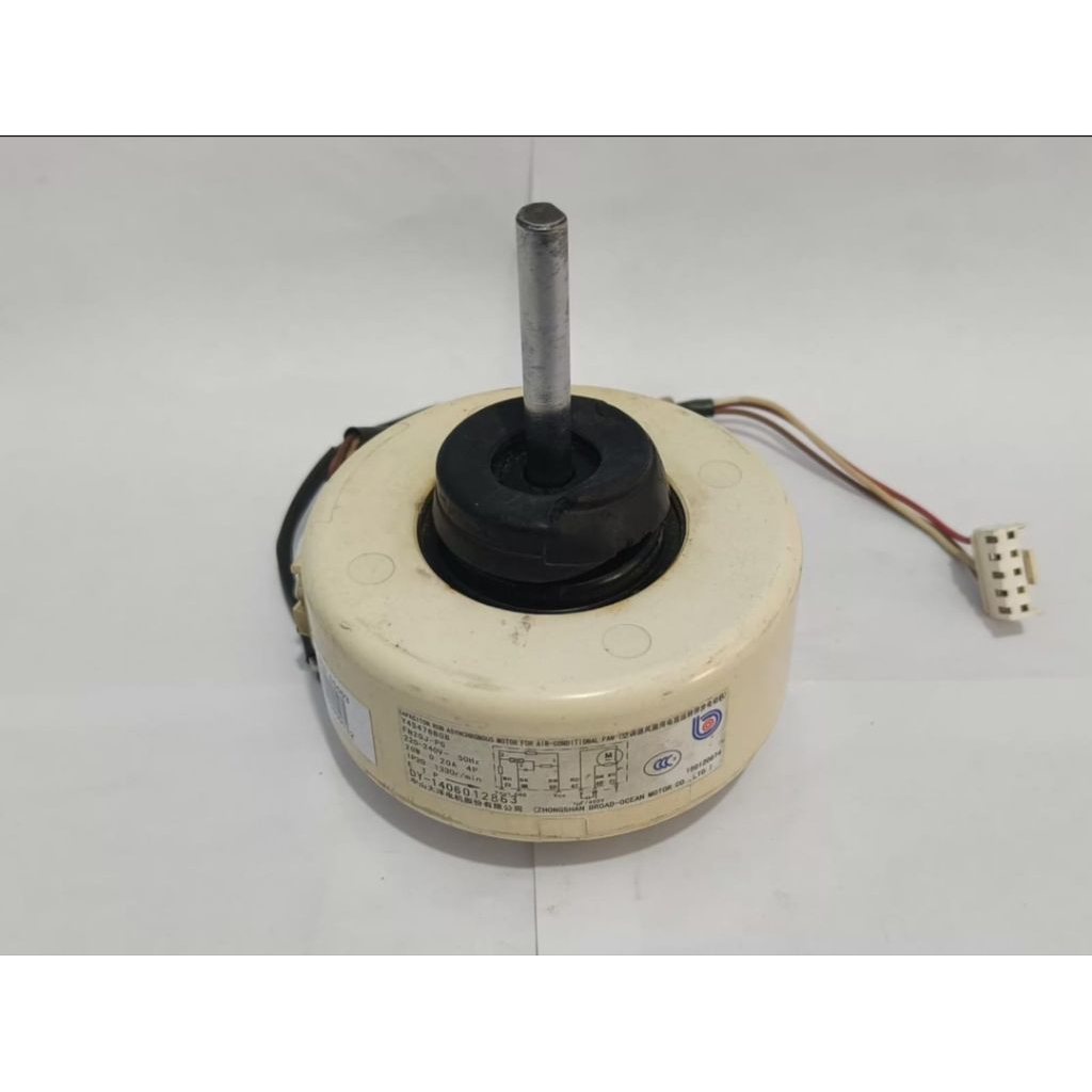 Dinamo Motor Fan Indoor AC Samsung 1/2 3/4 1 PK Y4S476B08 FN20J-PG 20W Rotasi CCW Cabutan Bekas Orig