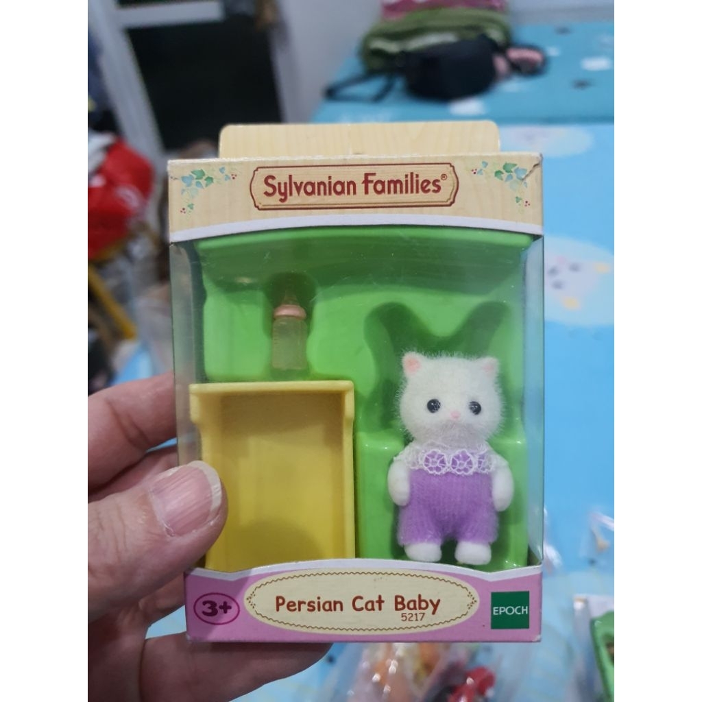 Sylvanian Families - Persian Cat Baby (Preloved)