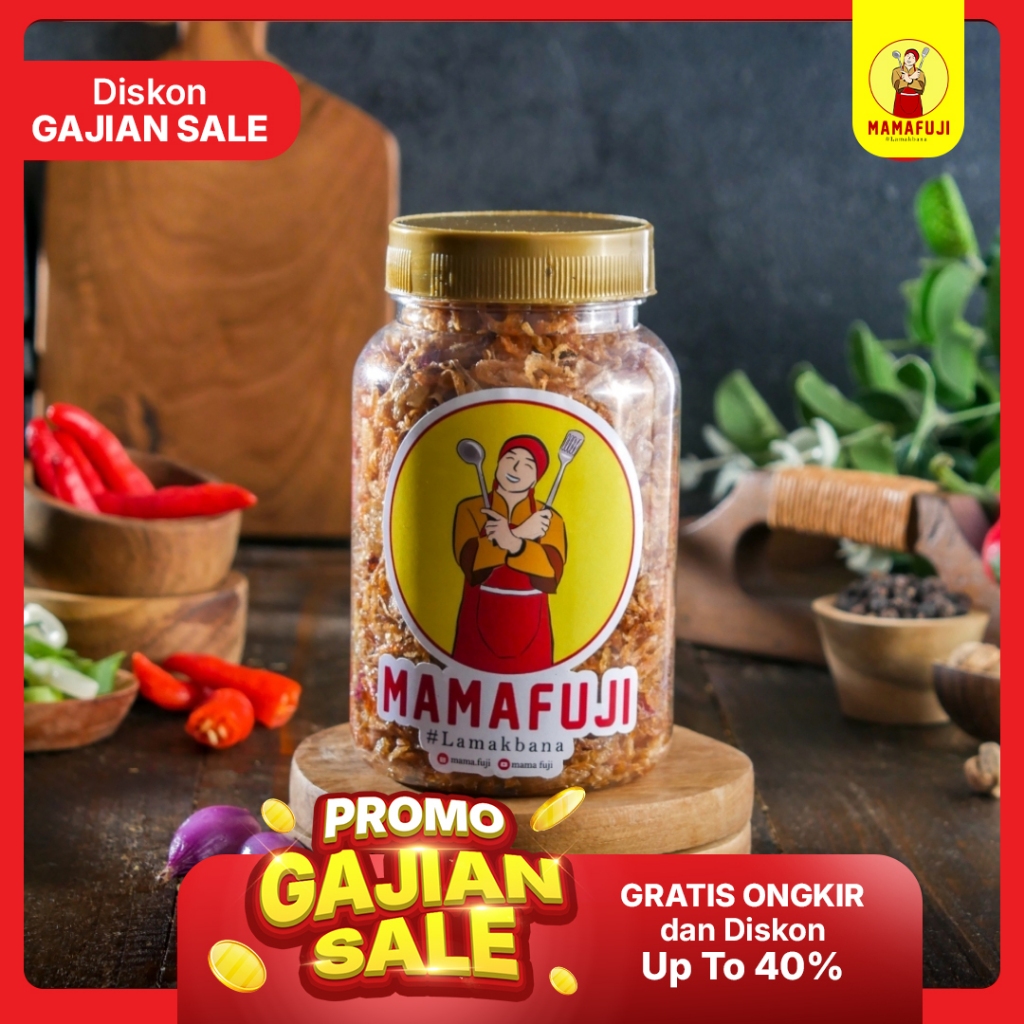 

Mamafuji - Bawang Goreng Original Tanpa Pengawet Kriuk Gurih Manis