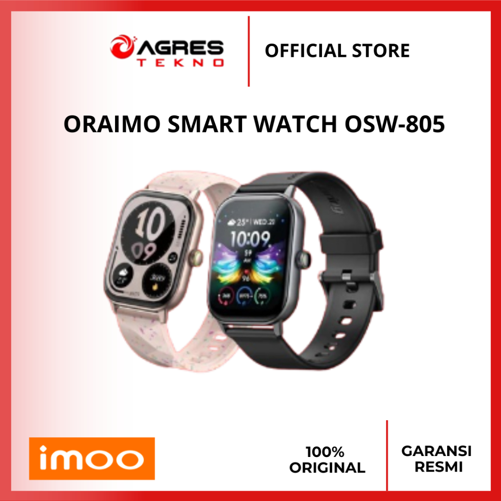 ORAIMO Smartwatch Watch 5 OSW 805 Original Resmi Official Store Ori Smart Jam Tangan Pintar Call
