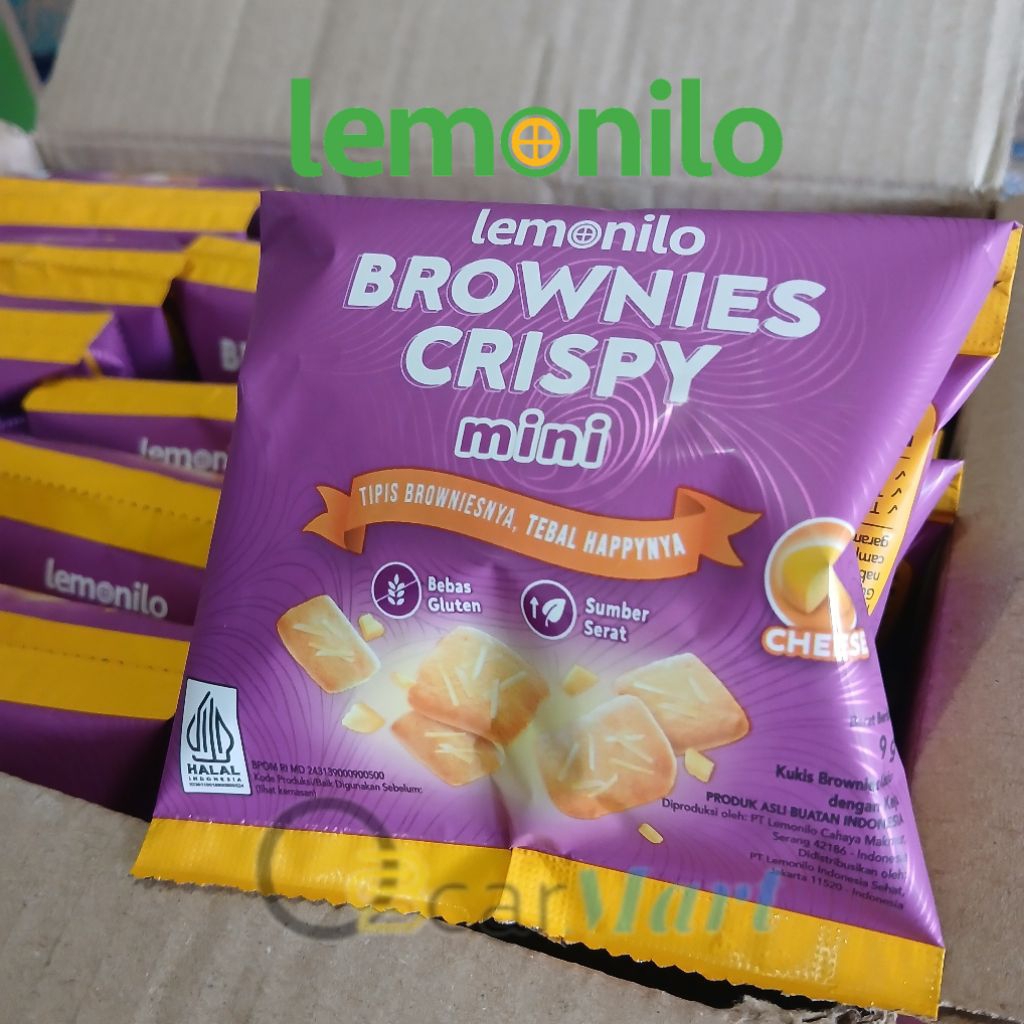 

LEMONILO BROWNIES CRISPY Keju Renceng isi 10