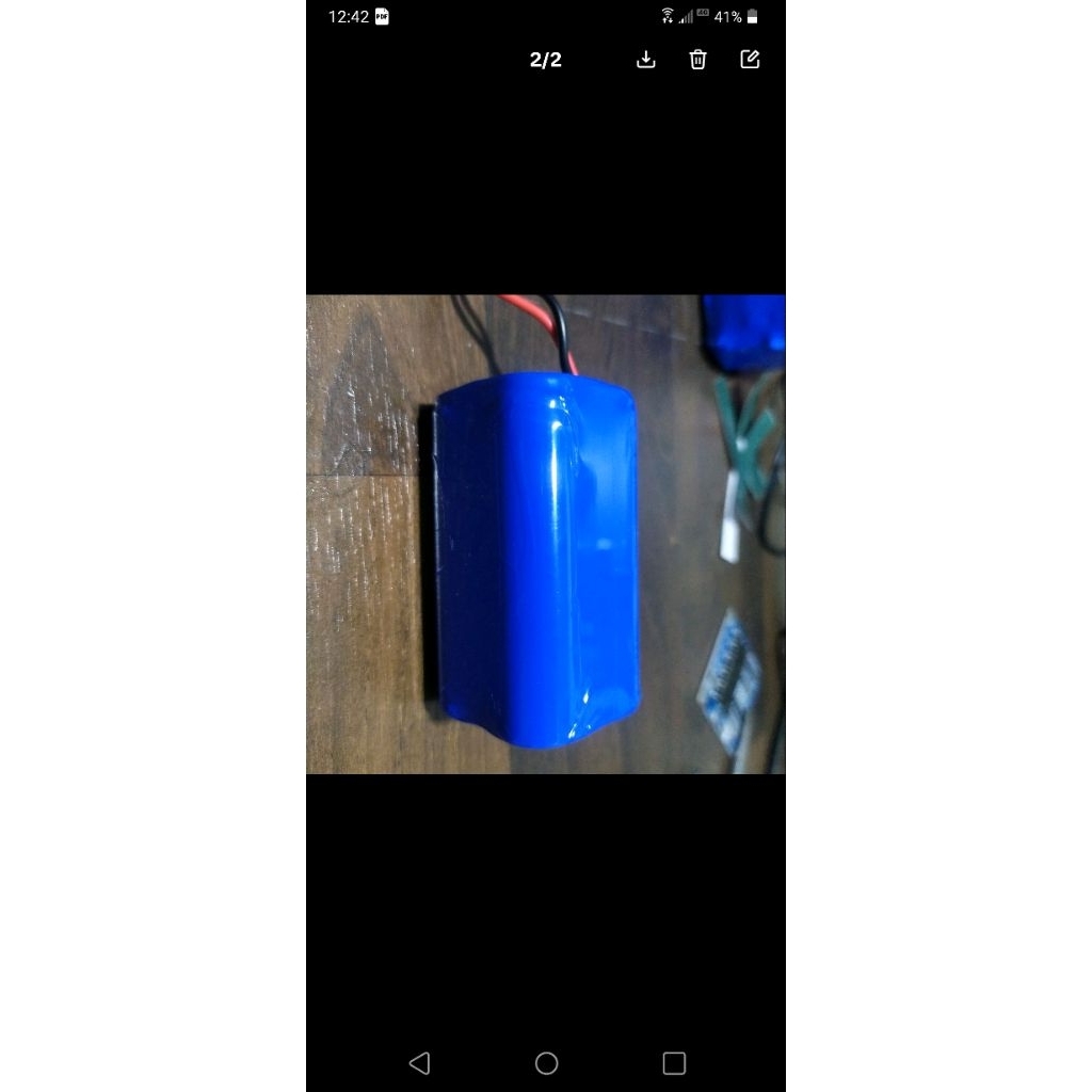 Battery Pack Lithium 18650 4S1 P 14.8v - 1 6.8v