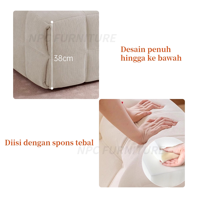 Sofa Wafel/Sofa Rekreasi/Modern dan Sederhana/Sofa Penting Kamar Tidur/Sofa Kecil/Sofa Ruang Tamu