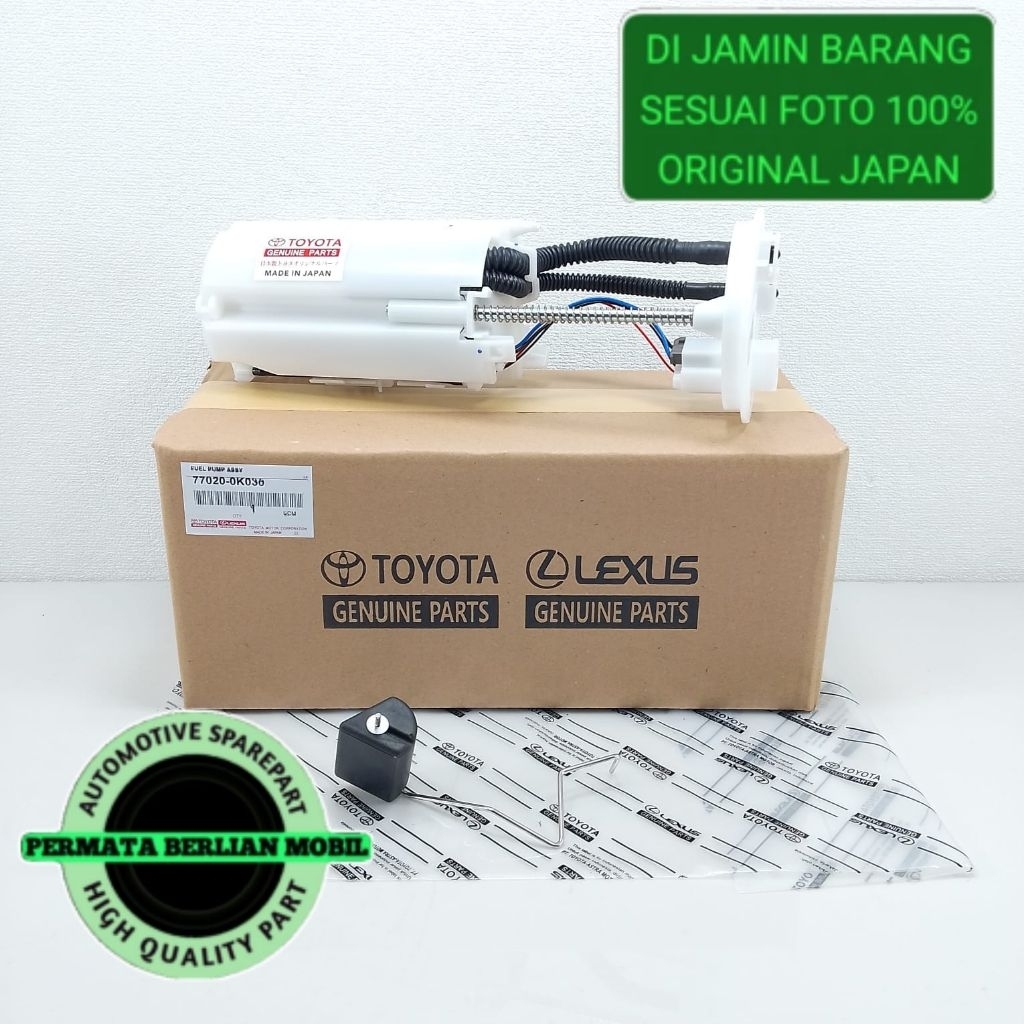 fuel pump assy pompa bensin komplit innova inova 2007-2015 di jamin original japan garansi 1bulan