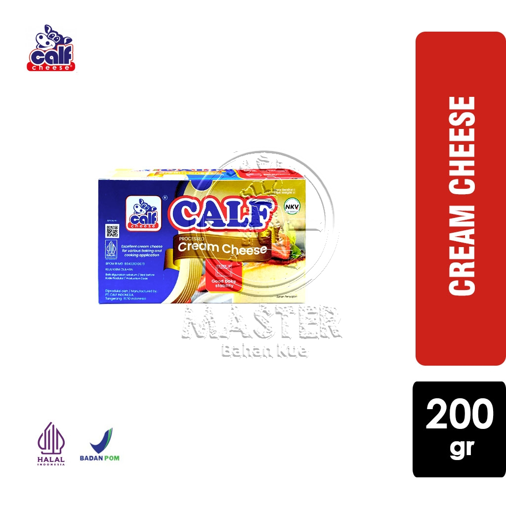 

Cream Cheese Calf Processed Keju Krim Olahan Lumer Serbaguna [200 gr]