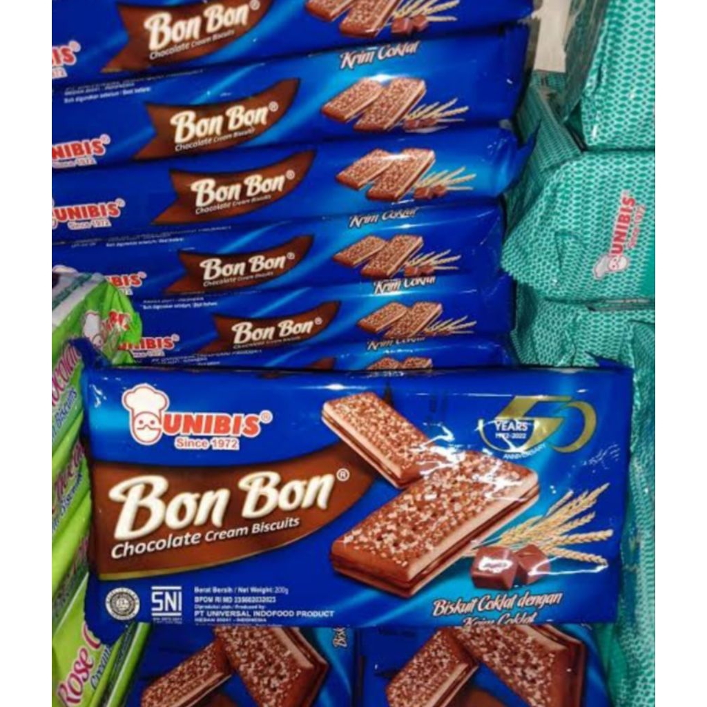 

UNIBIS BON BON CHOCOLATE CREAM/Unibis Bon Bon Chocolate Cream Biscuits / Biscuit Bonbon Unibis
