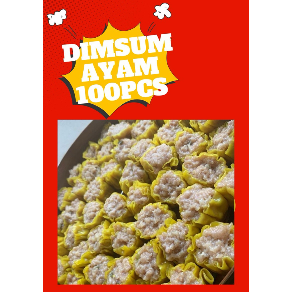 

DIMSUM FROZEN DAGING AYAM 100pcs | READY KIRIM HARI INI
