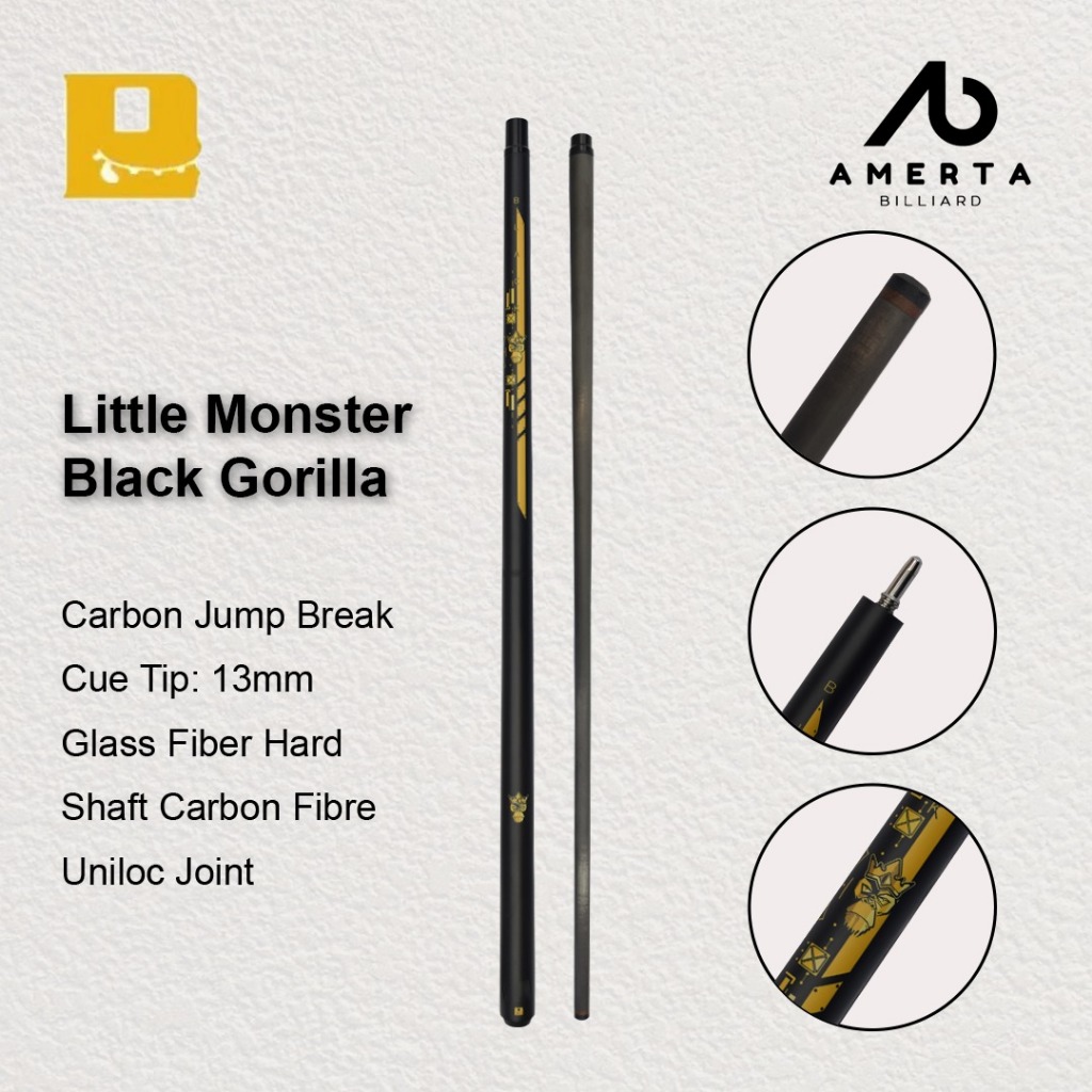 Stik Billiard Jumpbreak Little Monster Gorilla Cue Jumpbreak