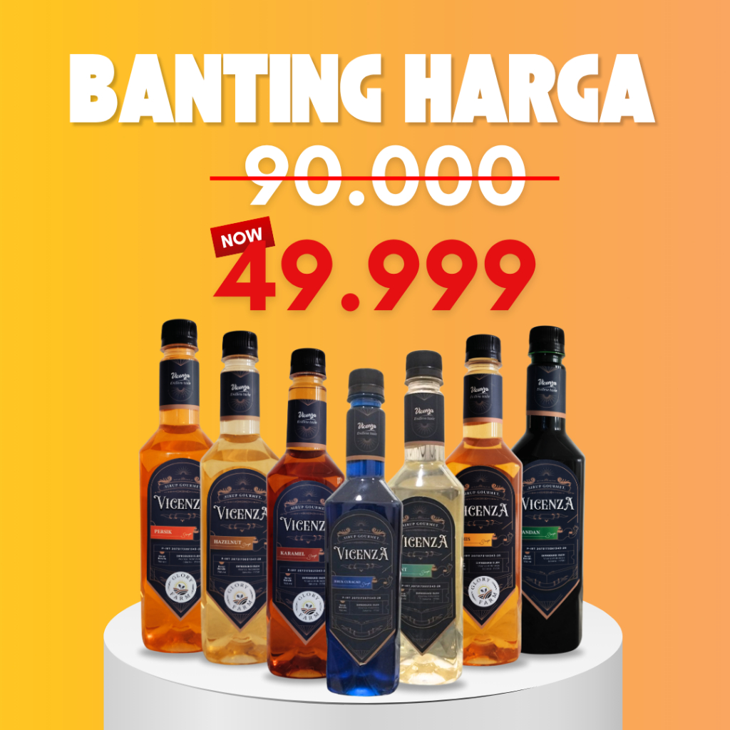 

Vicenza Gourmet Syrup Minuman 750ML