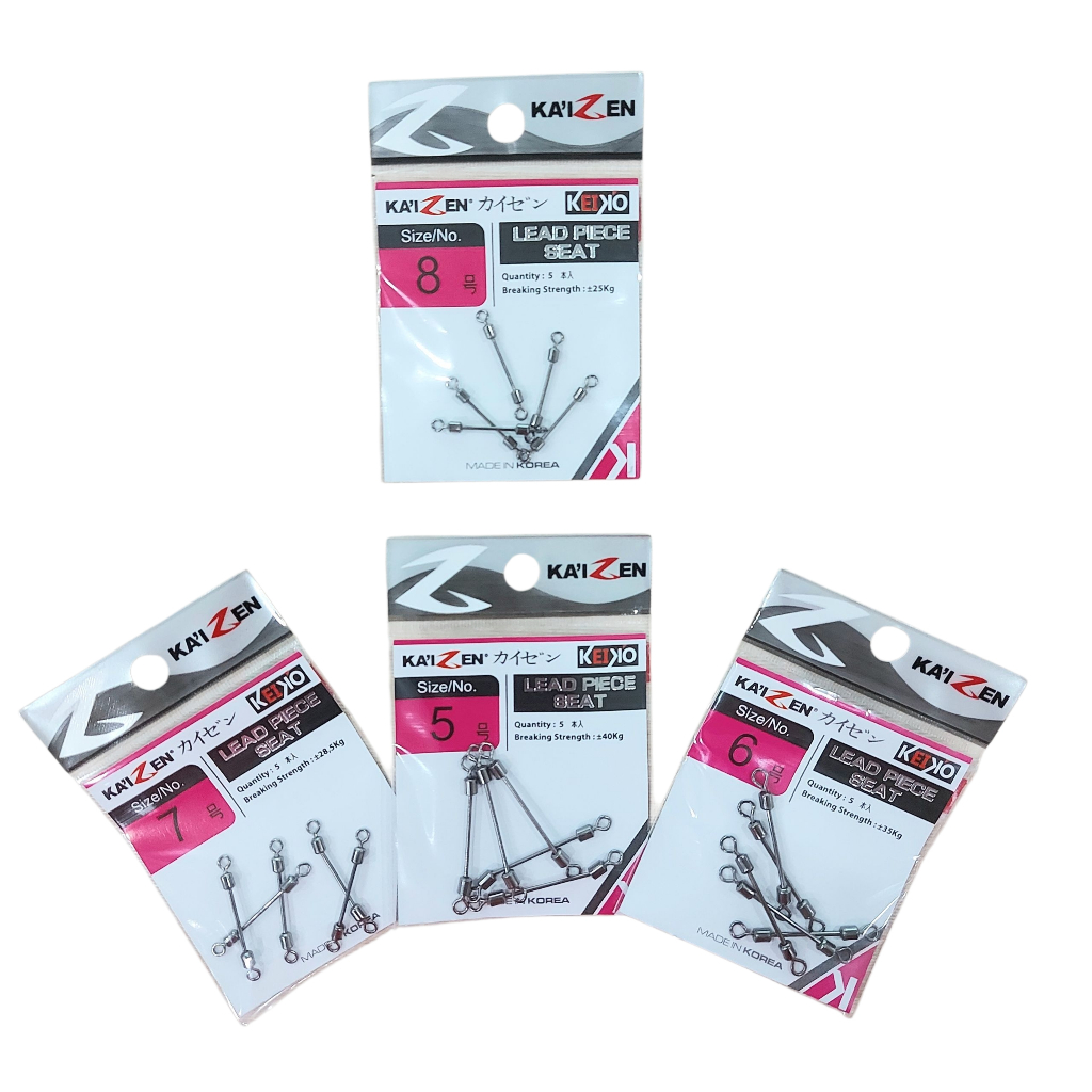 Swivel Kaizen KEIKO LEAD PIECE SEAT | Kili-Kili Panjang | Kekuatan 25kg hingga 40kg | Rangkaian Panc