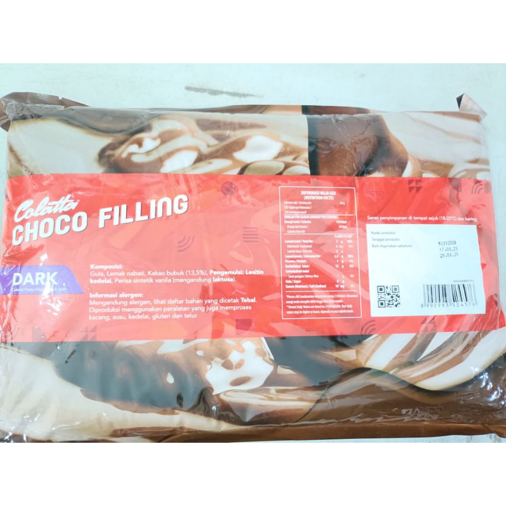 

Coklat filling colatta 5kg
