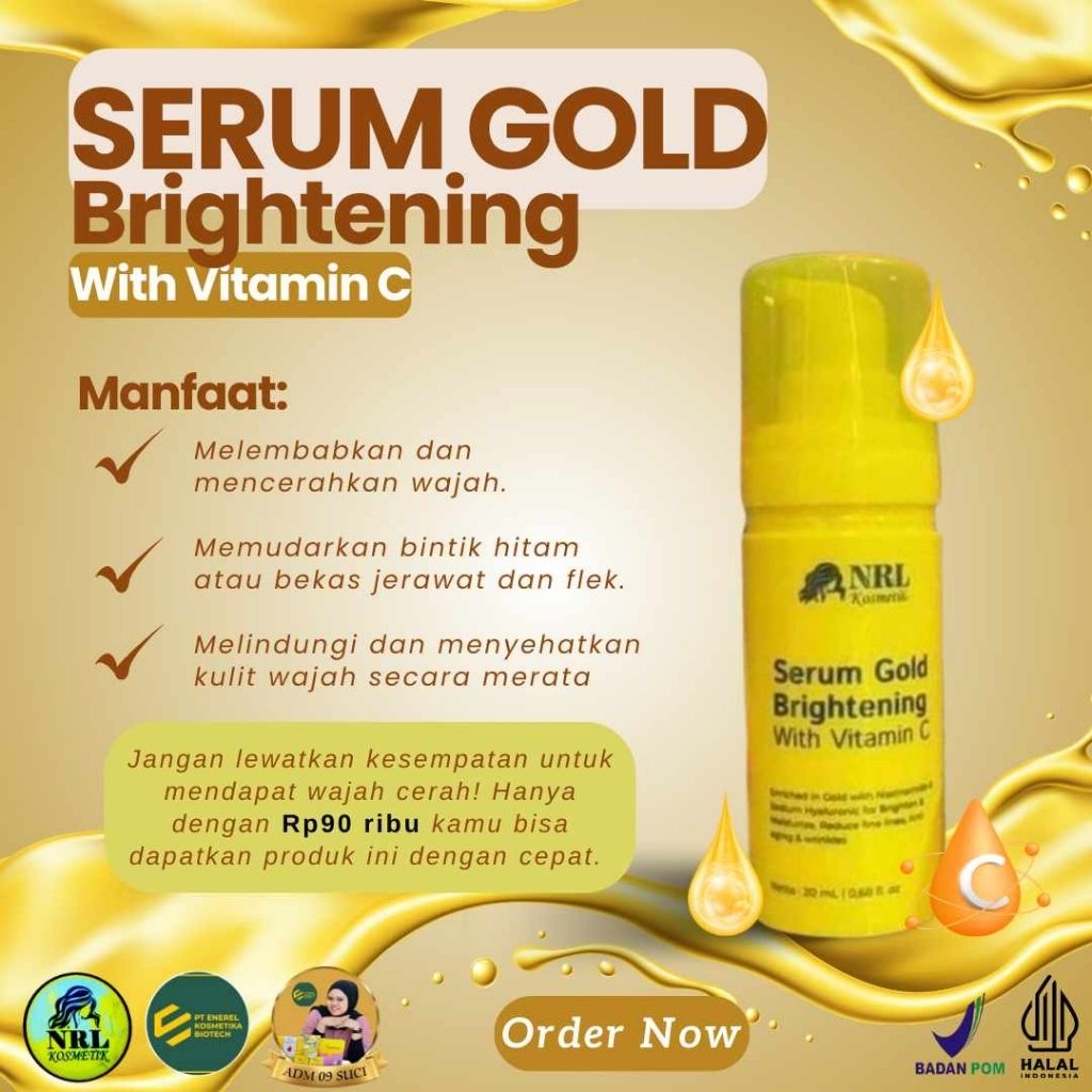 serum gold NRL kosmetik original