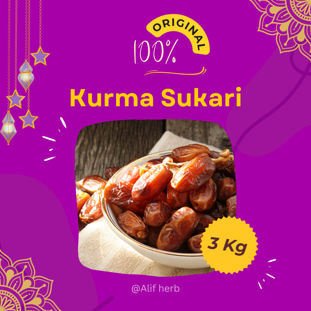 

Kurma Sukari 1 Dus isi 3kg