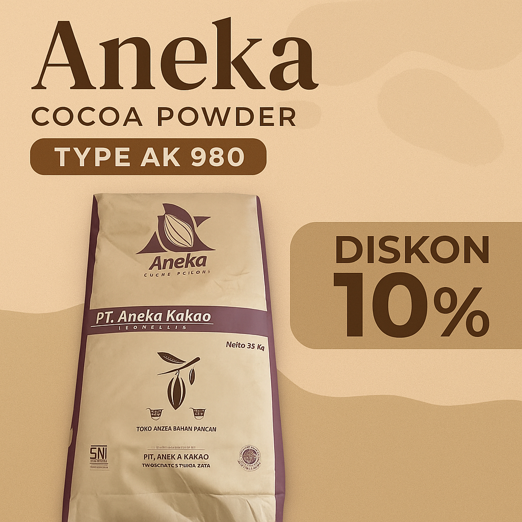 

Aneka Kakao Cokelat Bubuk Cocoa Powder Dark AK 980/ Semi Black AK 902 /Reddish Brown AK 200 Kemasan Sak 25 kg Pure 100% COCOA TANPA CAMPURAN COKELAT BUBUK BROWNIES DAN MINUMAN