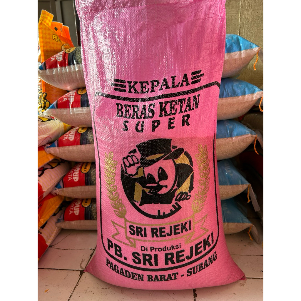

beras ketan putih kemasan 25kg