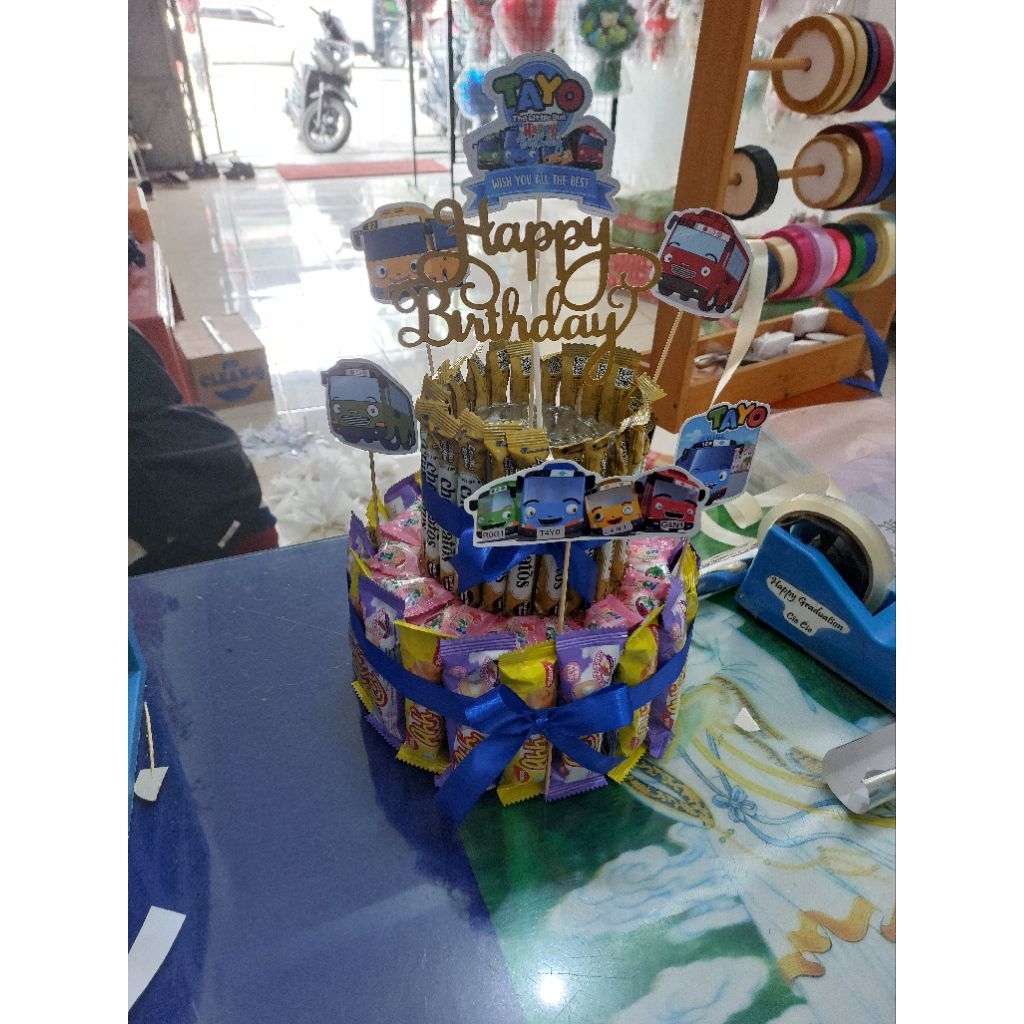 

SNACK TOWER 2 TINGKAT / kue tar snack ulta / kue ulta snack tingkat murah / kue tar murah