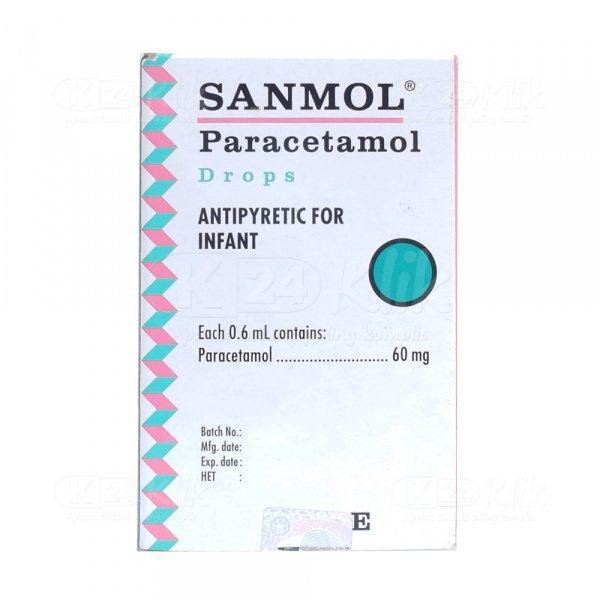 SANMOL DROP 15 ML - PARACETAMOL DROP DEMAM / NYERI UNTUK BAYI & ANAK