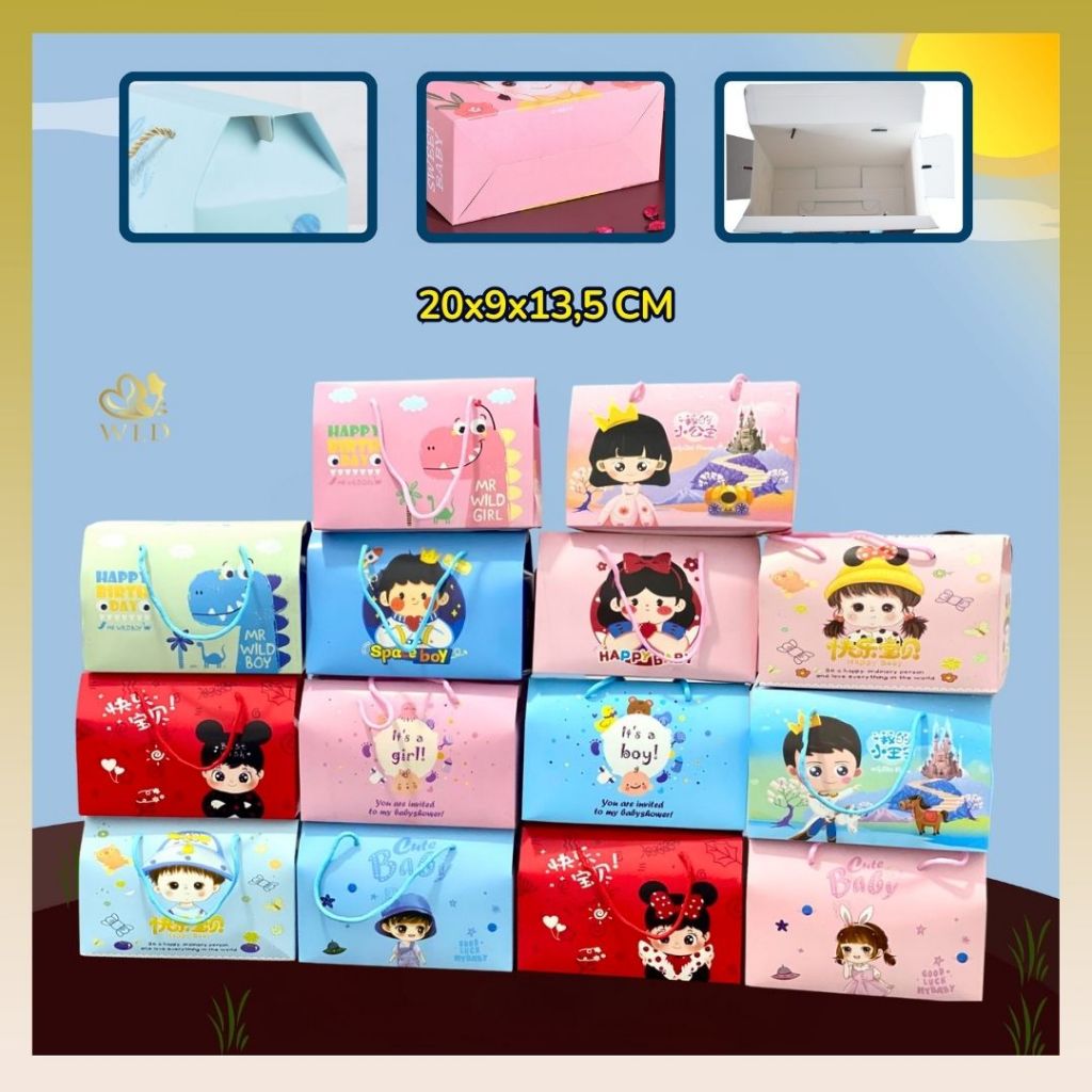 

WED Goodie Bag Ulang Tahun Anak Cute/ Paperbag Ulang Tahun Anak / Goodie Bag Ulang Tahun Bermacam Karakter / Tas Hadiah Sovenir Ulang Tahun PP17