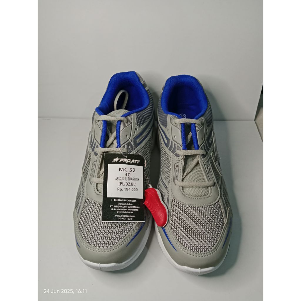 SEPATU PRO ATT MC 52 ABU², BIRU TUA, PUTIH