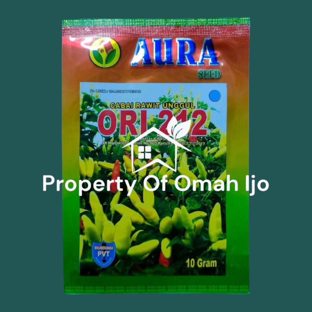 Benih Cabe Ori 212 Kemasan 10gr Original Pabrik