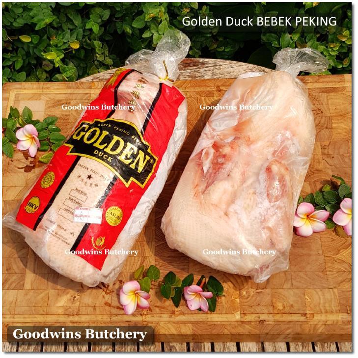 

Bebek utuh GOLDEN PEKING DUCK HALAL whole cut frozen 1.0 - 2.5 kg/pc