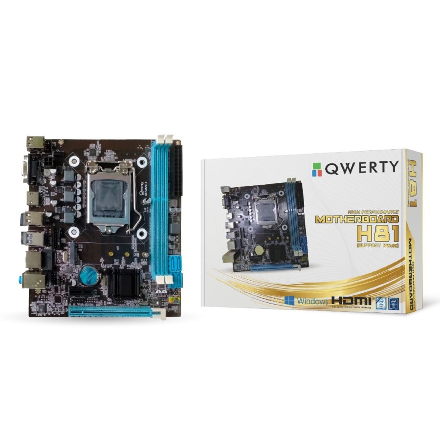 Qwerty Motherboard H81 NVME LGA 1150
