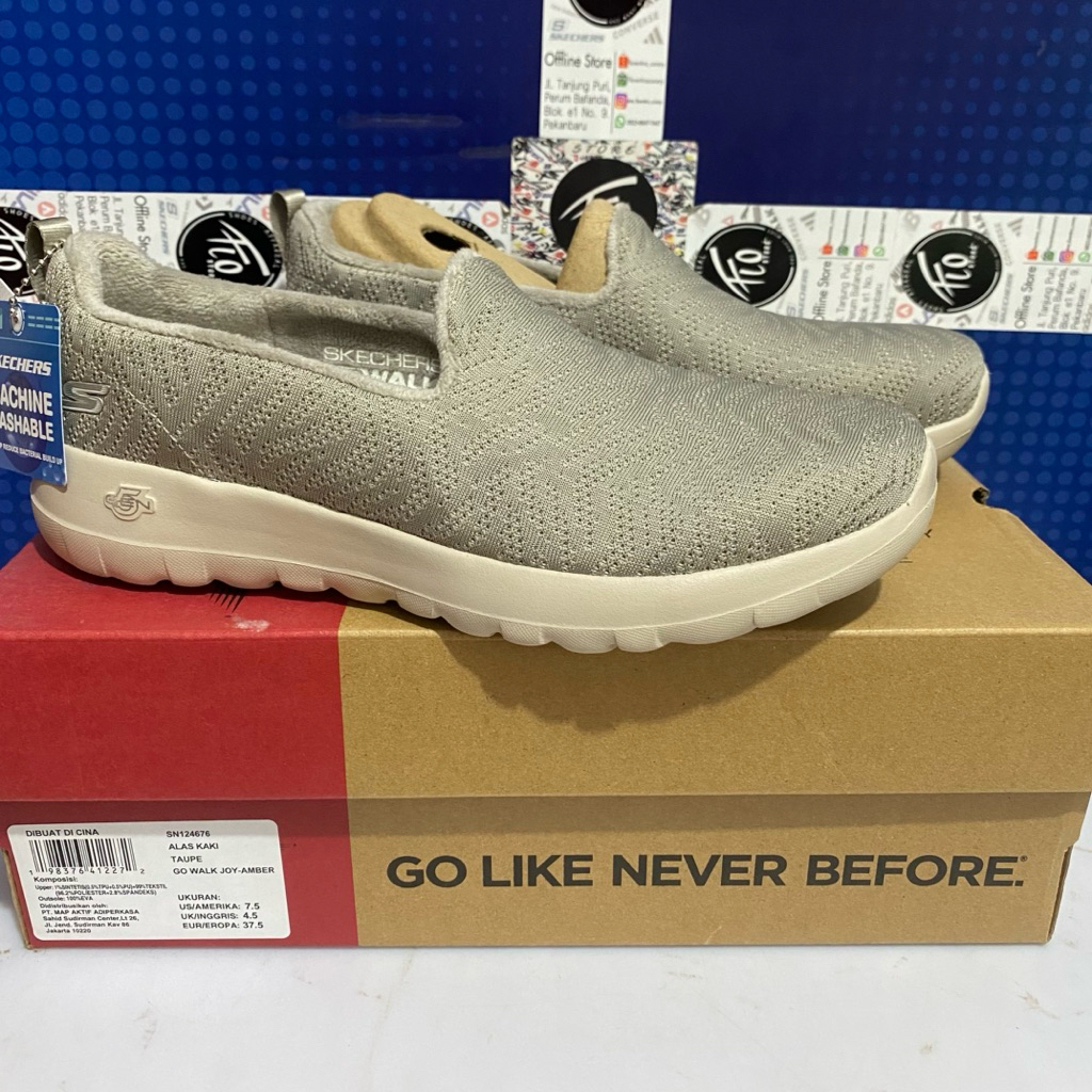 size 37.5 Sepatu Skechers Original Slip On Go Walk Joy Women