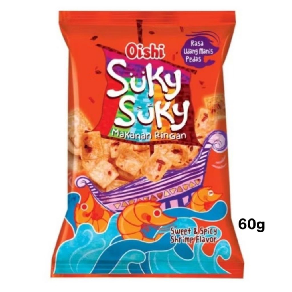 

Oishi Suky Suky Rasa Udang Manis Pedas Snack