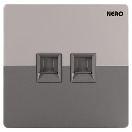 NERO Data Outlet CAT6 Daytona SILVER Z4PCA2-S